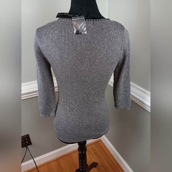 Sparkly, beaded front sweater - Picture 6 of 9